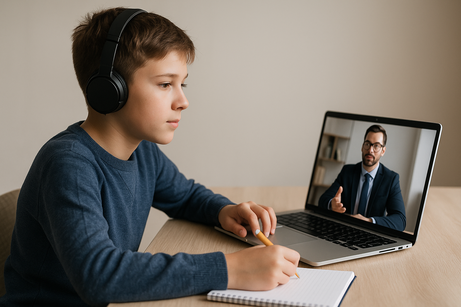 تعليم أونلاين — جلسة مباشرة مع المعلّم